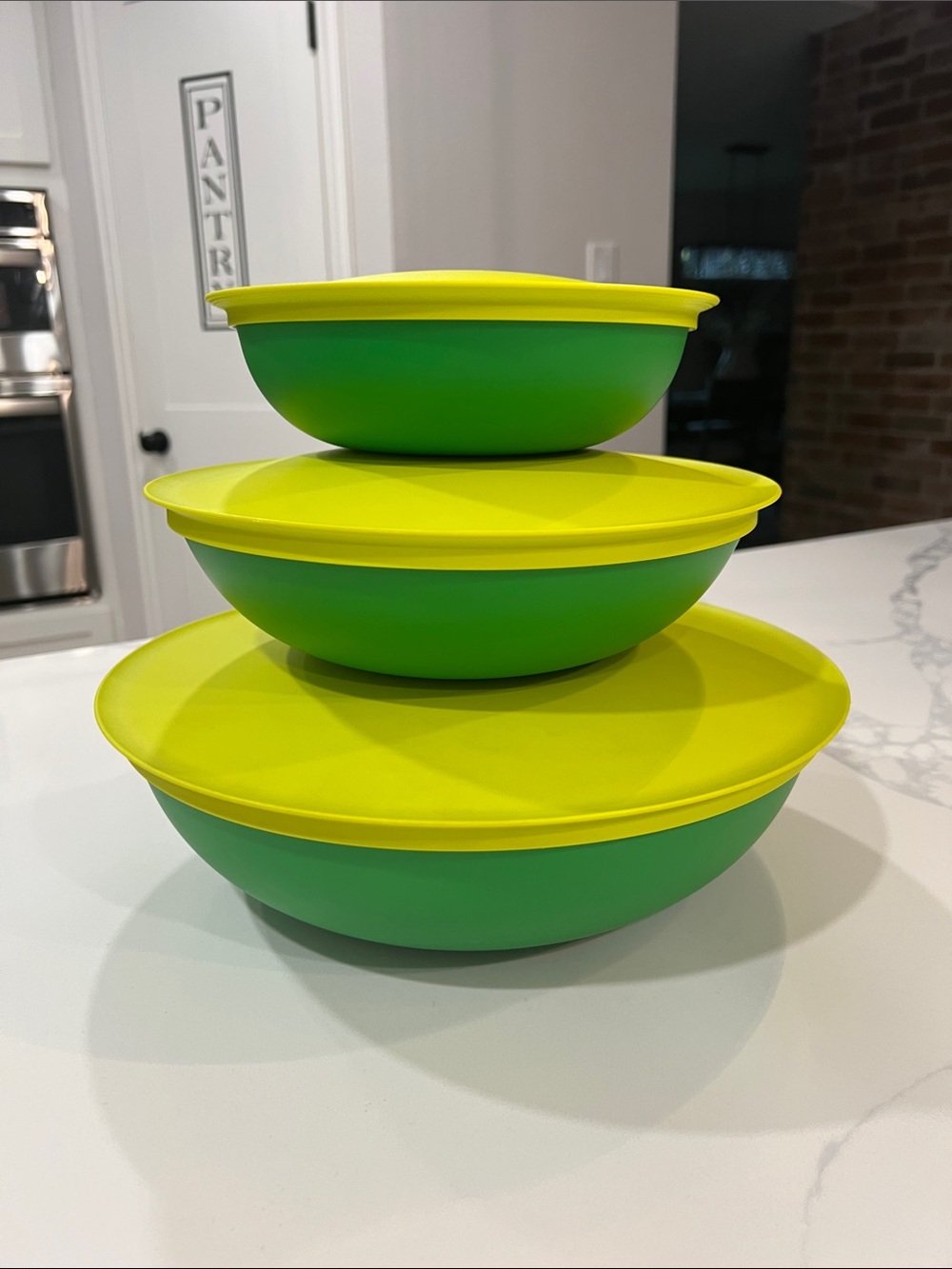Tupperware Bowls 3pc